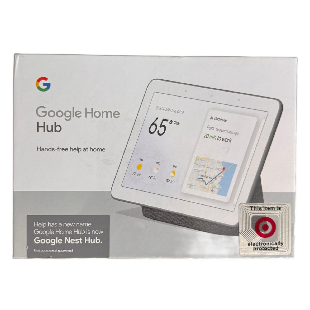Brand New Sealed Google Home Hub 7" Touch Display - White GA00515-US